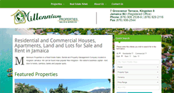 Desktop Screenshot of millenniumpropertiessalesandservices.com