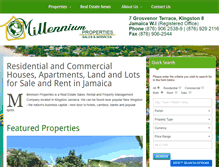 Tablet Screenshot of millenniumpropertiessalesandservices.com